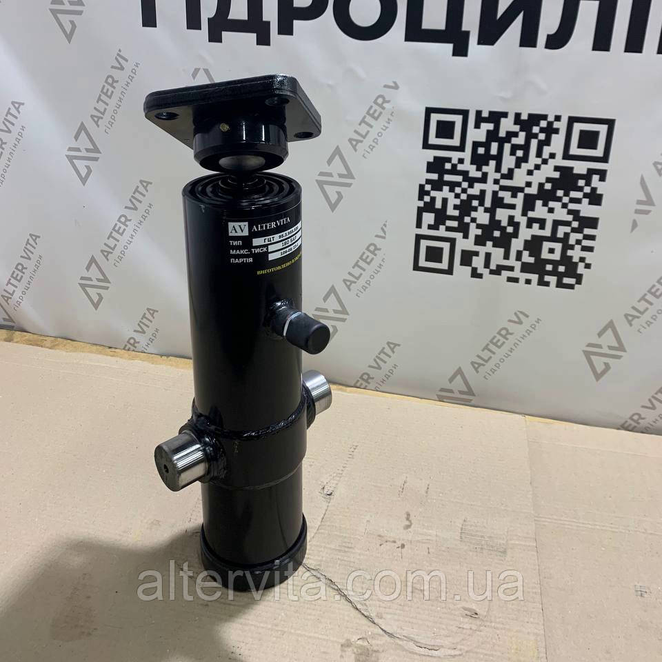 Гидроцилиндр КАМАЗ 55102-8603010 КОЛХОЗНИК 3х штоковый нового образца подъема кузова — изображение 4