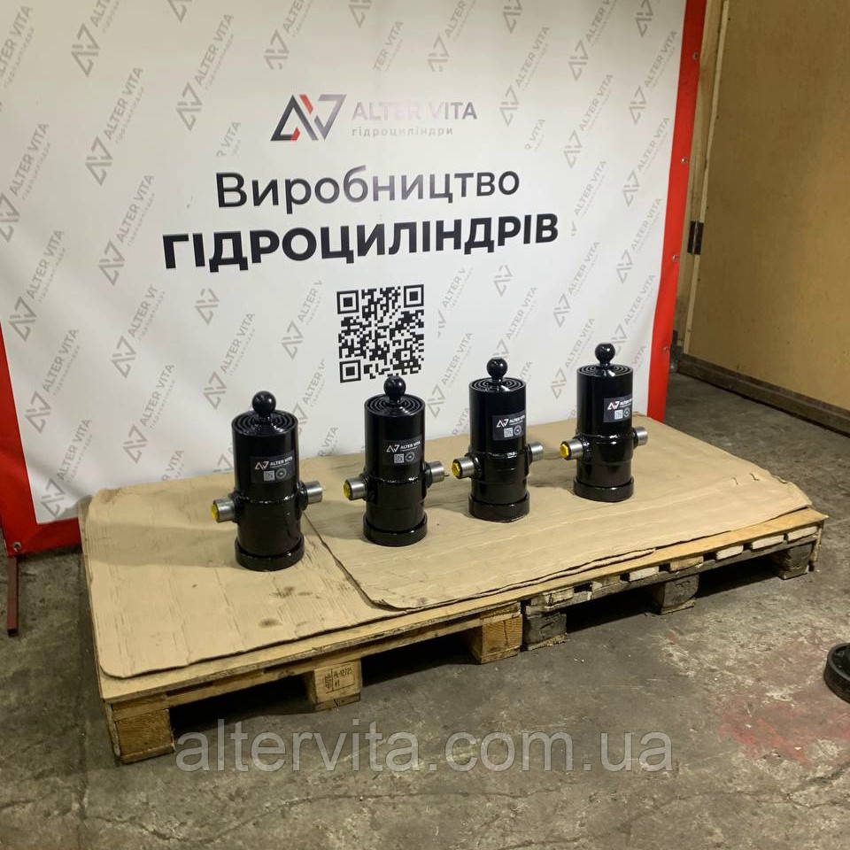 Гидроцилиндр подъема кузова КАМАЗ 6520-8603010 (4х штоковый) — изображение 4